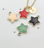 Gold Star Charm Necklace, N5894
