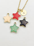 Gold Star Charm Necklace, N5894