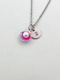 Silver Pearl Shell Charm Necklace, N5898