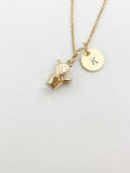 Gold Cactus Charm Necklace, N5914