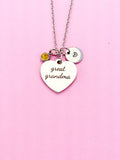 Silver Great Grandma Necklace, Stainless Steel Jewelry D330