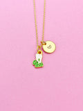 Cabbage Necklace, Gold Cabbage Vegi Charm Necklace, Personalized Gifts, N5182