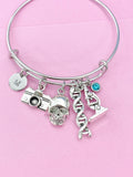 Crime Scene Investigation Bracelet, DNA, Microscope, Forensic Science Gift