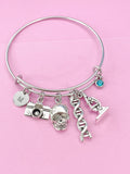 Crime Scene Investigation Bracelet, DNA, Microscope, Forensic Science Gift