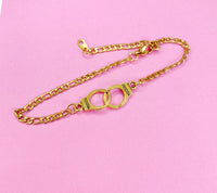 Gold Freedom Handcuff Bracelet, N1483Z