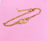 Gold Freedom Handcuff Bracelet, N1483Z