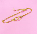 Gold Freedom Handcuff Bracelet, N1483Z