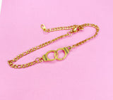 Gold Freedom Handcuff Bracelet, N1483Z