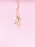 Ballet Necklace, Ballet Dance Charm, Personalized Gift, N344