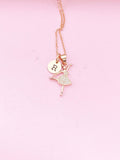 Ballet Necklace, Ballet Dance Charm, Personalized Gift, N344