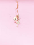 Ballet Necklace, Ballet Dance Charm, Personalized Gift, N344