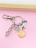 Register Nurse Crime Scene Investigation Keychain, Forensic Science Specialist, Scientist Gift, Nurse Gift, Researcher Gift, N4671A