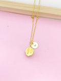 Gold Durian Fruit Charm Necklace, Birthday Gift, N5165