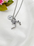 Silve Angel Fairy Charm Necklace, N5918