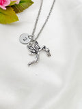 Silve Angel Fairy Charm Necklace, N5918