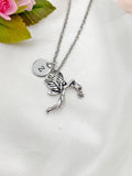 Silve Angel Fairy Charm Necklace, N5918