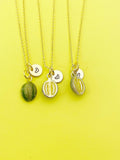 Gold Durian Fruit Charm Necklace, Birthday Gifts, Personalized Gifts, N5209