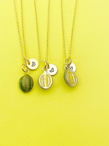 Gold Durian Fruit Charm Necklace, Birthday Gifts, Personalized Gifts, N5209