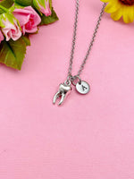 Silver Tooth Charm Necklace, Dentist Gift, N3642