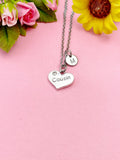 Silver Cousin Charm Necklace, N925A