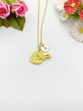 Gold Palette Charm Necklace, Artist Gifts, N5490