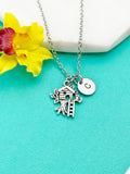 Silver Treehouse Charm Necklace, N4370