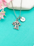 Silver Treehouse Charm Necklace, N4370