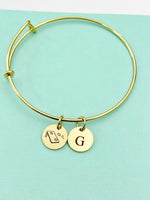 Gold Cornhole Charm Bracelet, D207A