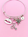 Silver Bachelor of Science Nursing BSN Charm Bracelet Gifts, N261B