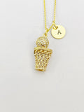 Gold Basketball Hoop Charm Necklace, N4147
