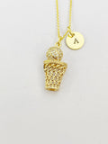 Gold Basketball Hoop Charm Necklace, N4147