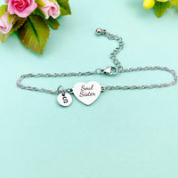 Gold or Silver Soul Sister Charm Bracelet, Tarnish Resistant, D291A