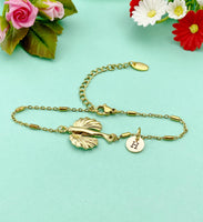 Gold or Silver Flying Fish Charm Bracelet, N5809