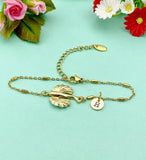 Gold or Silver Flying Fish Charm Bracelet, N5809