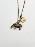Bronze Elephant Charm Necklace, N5820