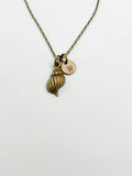 Bronze Sea Snail Shell Charm Necklace, N5821