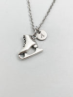 Silver Skates Shoe Charm Necklace, N5829