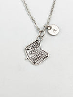 Silver Manicure Tool Set Charm Necklace, N5830