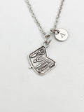 Silver Manicure Tool Set Charm Necklace, N5830