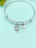 Silver Justice Scale Charm Bracelet, N1531