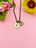 Bronze Scorpio Charm Necklace, Scorpion, N3725B
