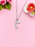 Silver Shooting Star Charm Necklace, N5979