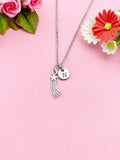 Silver Shooting Star Charm Necklace, N5979