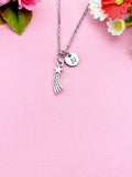 Silver Shooting Star Charm Necklace, N5979