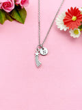 Silver Shooting Star Charm Necklace, N5979