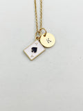 Gold Ace of Spades Charm Necklace, Black Ace of Spades Poker Play Card Jewelry Gifts, N5892