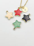 Gold Star Charm Necklace, N5894