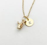 Gold Cactus Charm Necklace, N5914