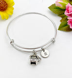 Silver Retro Telephone Charm Bracelet, N 1771