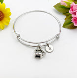 Silver Retro Telephone Charm Bracelet, N 1771